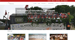 Desktop Screenshot of kalundborg-gym.dk